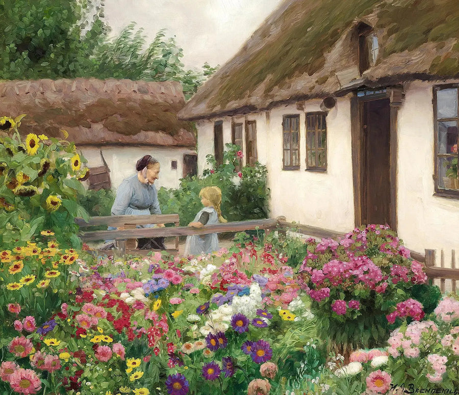 ดอกไม้ของชาวสวน - H. A. Brendekilde