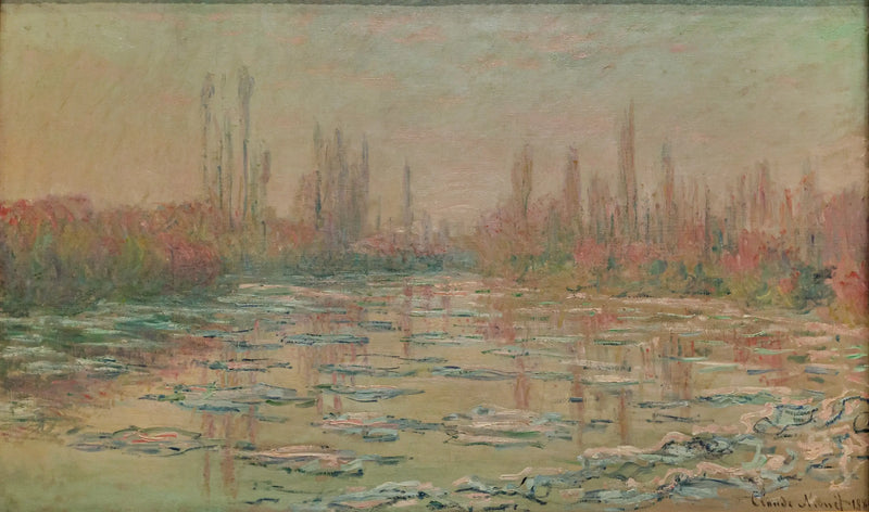 ก้อนน้ำแข็ง - Claude Monet