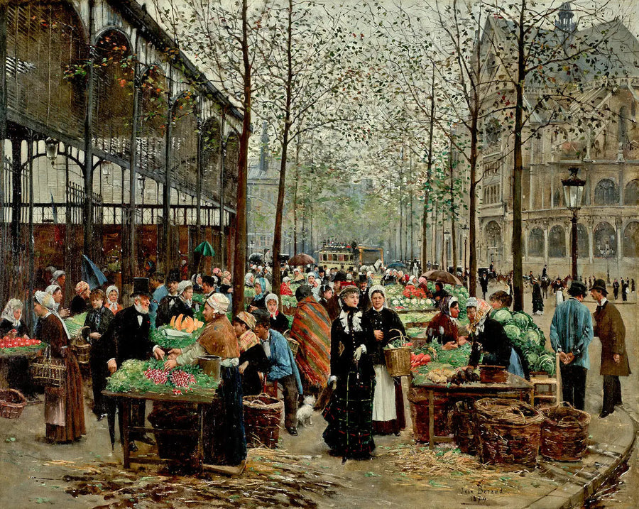 Les Halles - Jean Béraud
ท: เลอ อัลล์ - ฌ็อง เบรอ