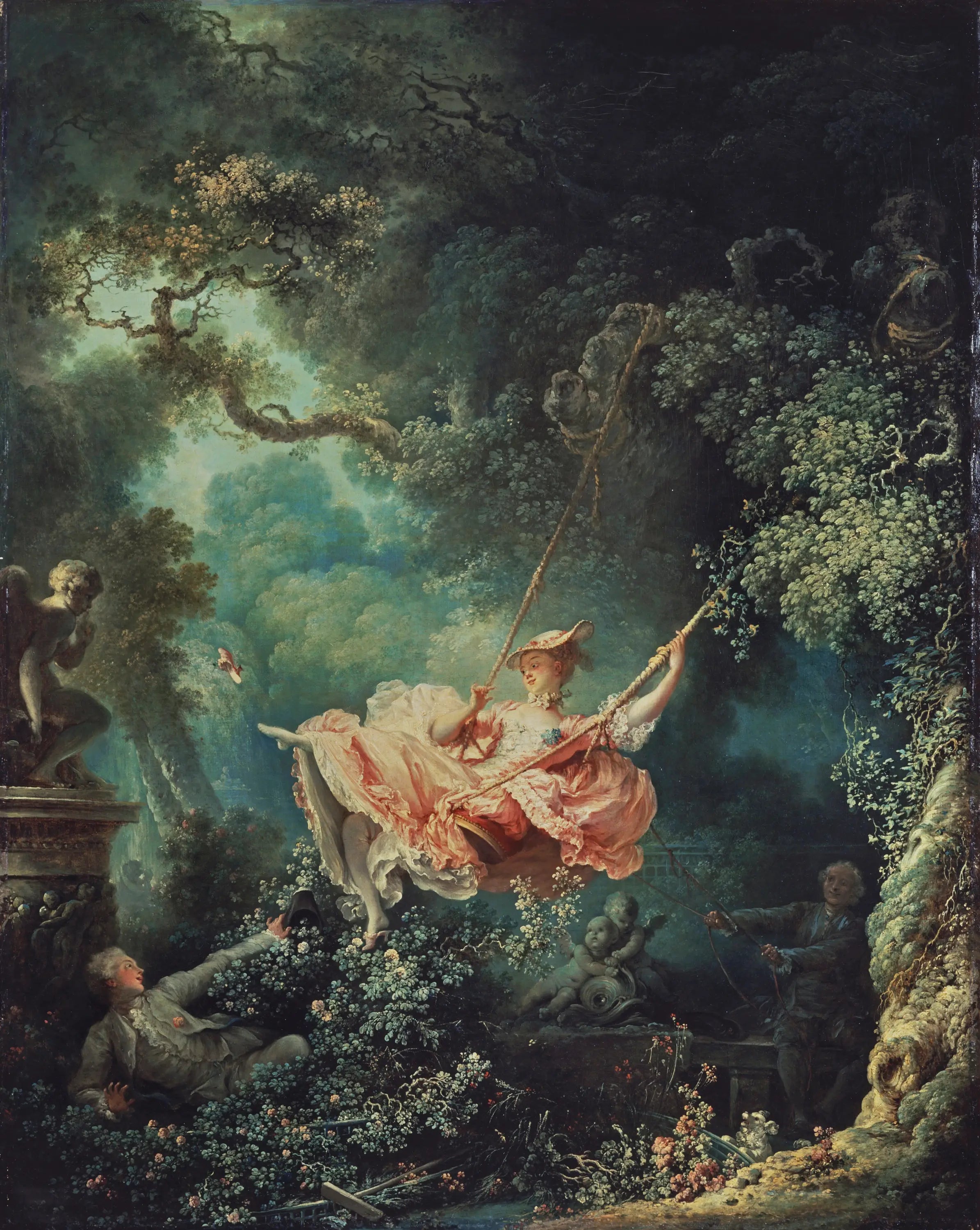 Les Hasards Heureux de l’Escarpolette - Jean-Honoré Fragonard - Alpha Reproduction