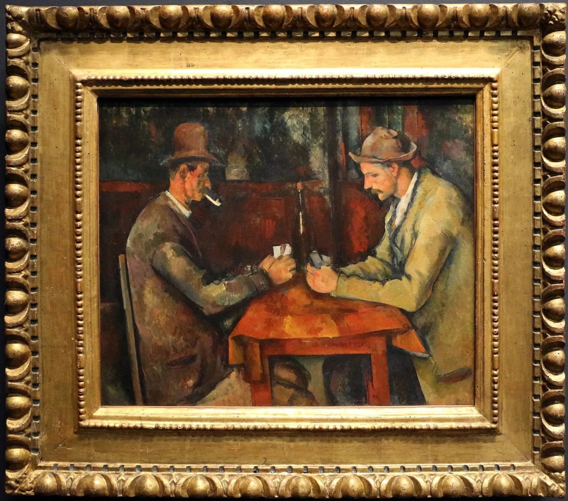 Les Joueurs de cartes - Paul Cézanne image 2 reproduction de peinture à l’huile