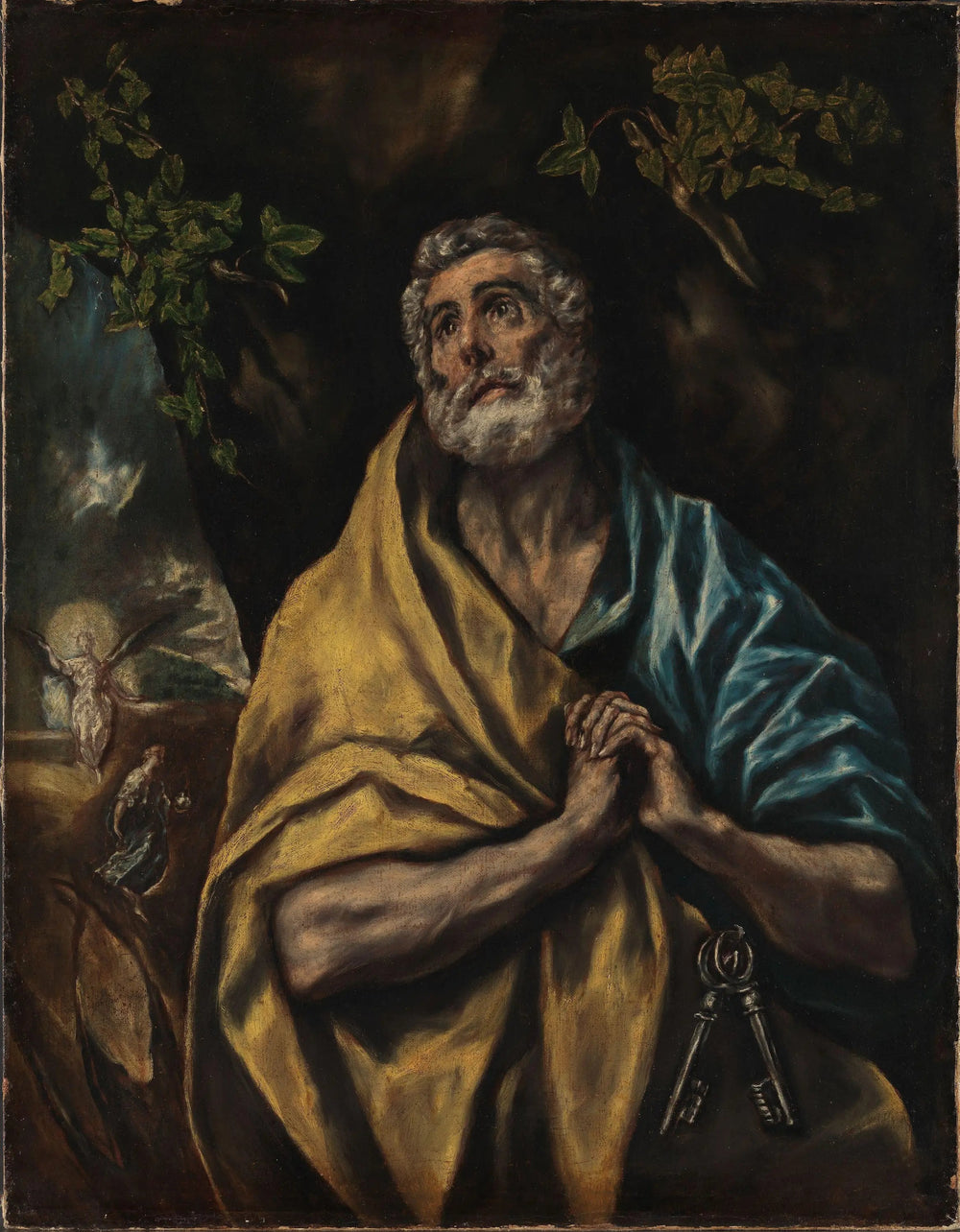 Les Larmes de saint Pierre - El Greco image 1 tableau peint à l’huile sur toile