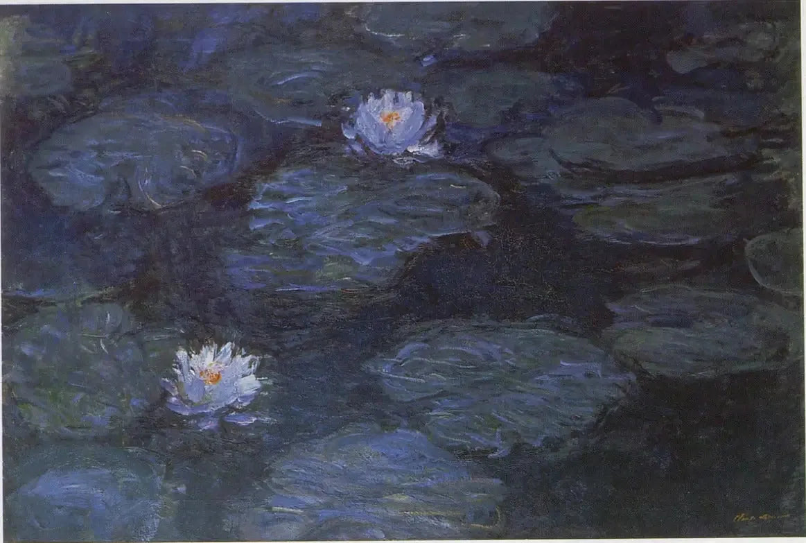 Les lilies d'eau - Claude Monet image 1 reproduction de peinture à l’huile