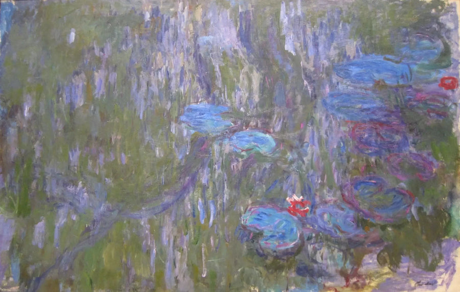 ดอกลิลลี่น้ำ, เงาสะท้อนของต้นวิลโลว์ร้องไห้ - Claude Monet