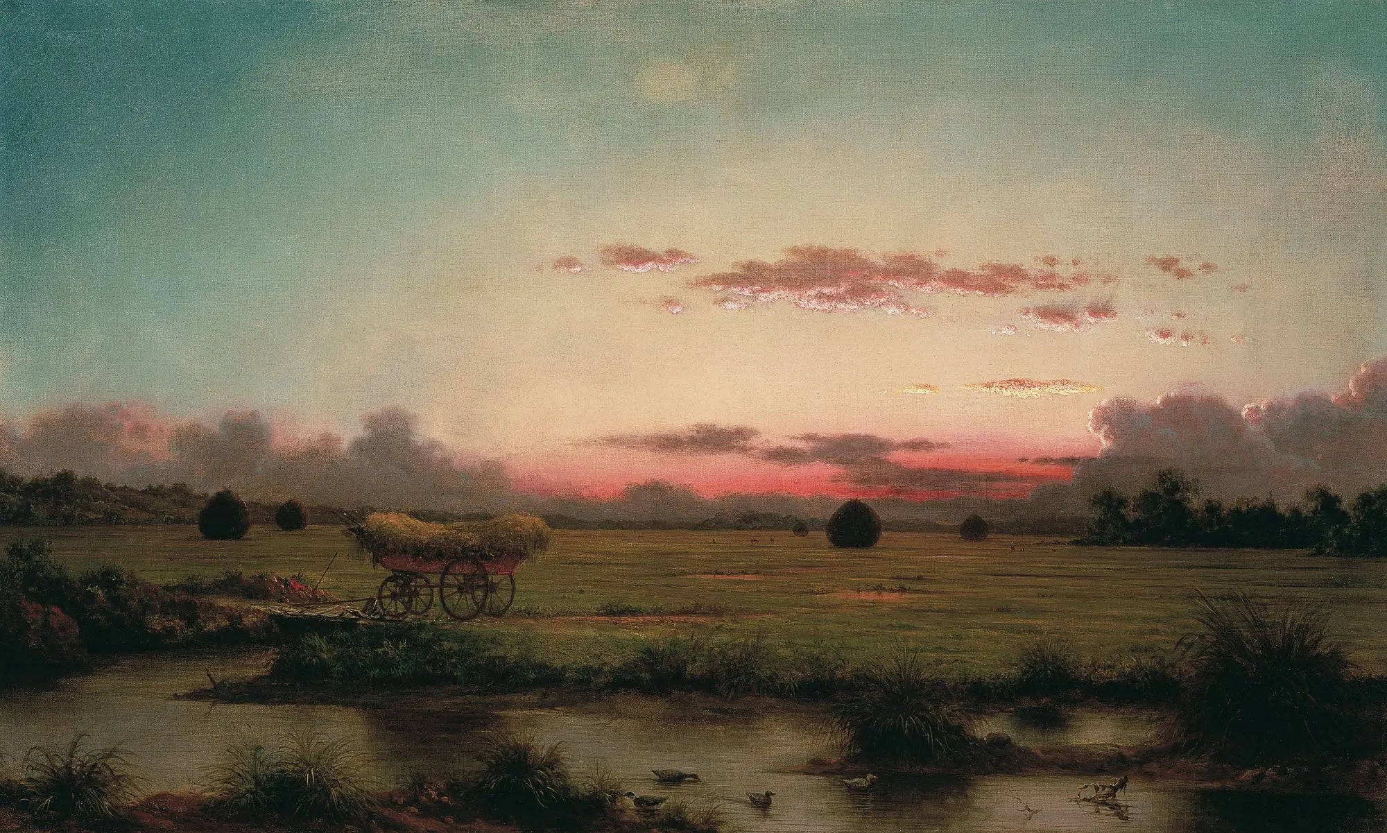 Les Marais de Rhode Island - Martin Johnson Heade - Alpha Reproduction