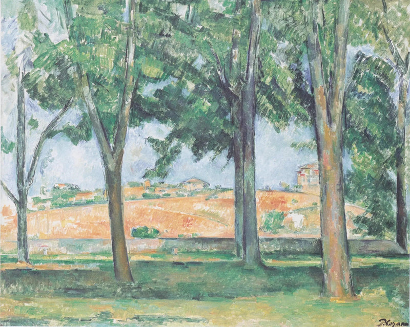 ต้นมารอนิเยร์ที่จัสเดอบูฟฟ็อง - Paul Cézanne