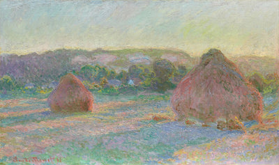 Reproduction du tableau « Les piles de blé (fin d'été) - Claude Monet » par Alpha Reproduction en peinture à l’huile