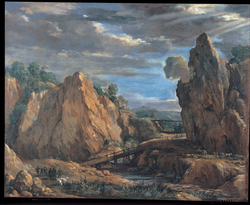 เหมืองไฟจุดไฟของ Tolfa - Pietro da Cortona