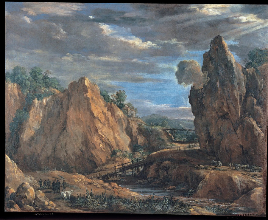 เหมืองไฟจุดไฟของ Tolfa - Pietro da Cortona