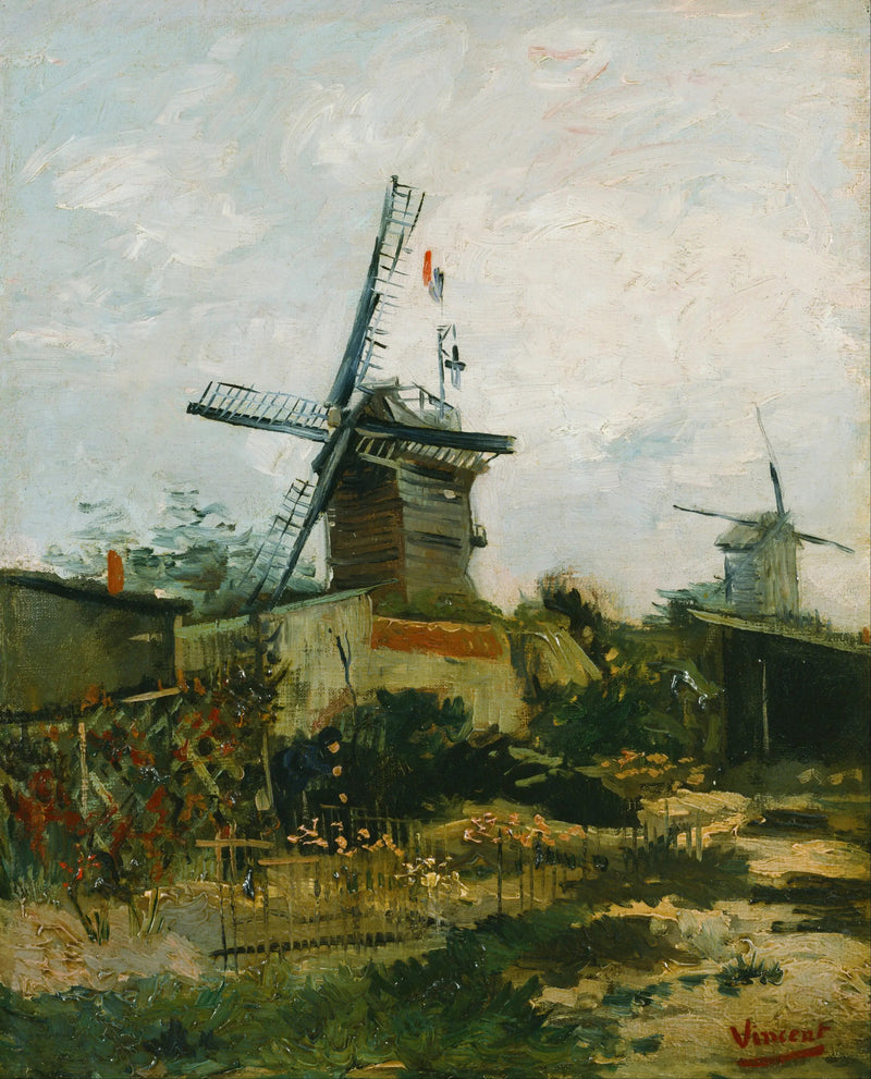 กังหันลมแห่งมงมาร์ตร์ - Vincent van Gogh