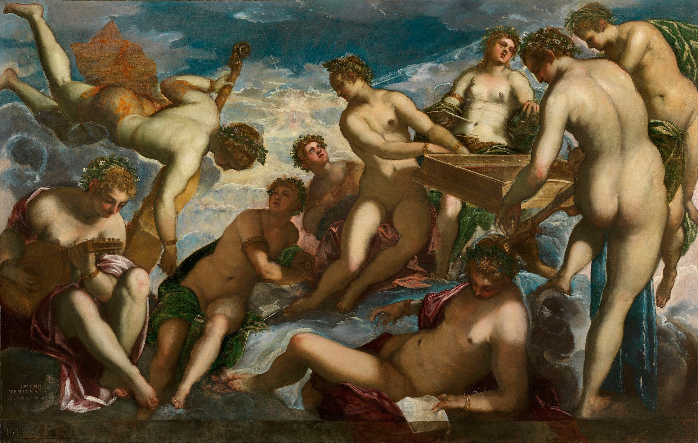 Les Muses - Jacopo Tintoretto image 1 tableau peint à l’huile sur toile