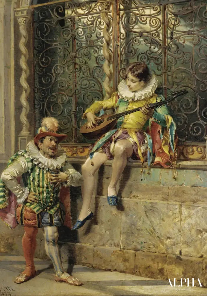 Les Musiciens - Cesare-Auguste Detti Reproductions de tableaux à la peinture à l’huile