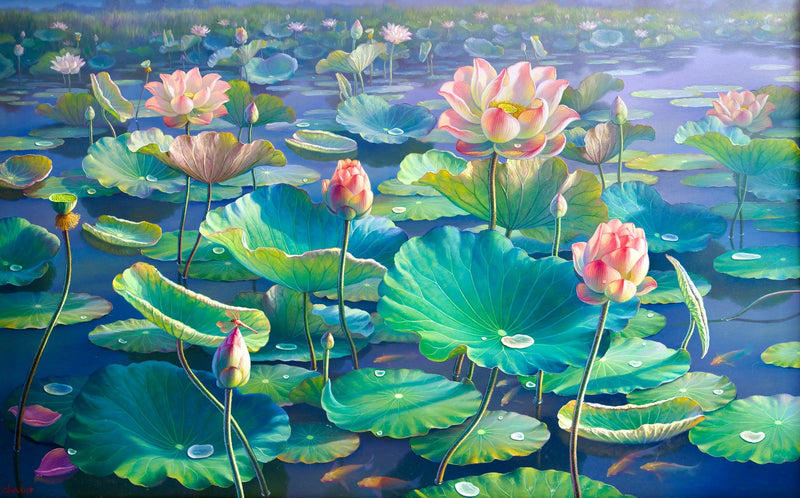 ดอกบัว II | 160x100ซม.