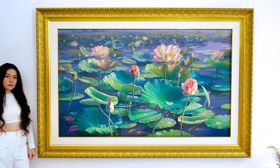 ดอกบัว II | 160x100ซม.