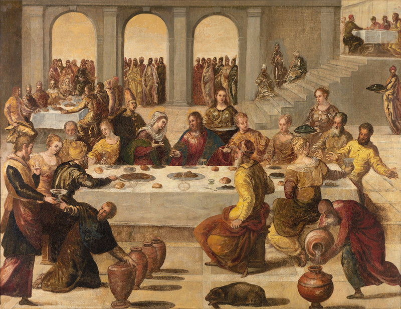 Les Noces de Cana - Jacopo Tintoretto
งานแต่งงานแห่งคานา - จาค็อป ตินโทเร็ตโต