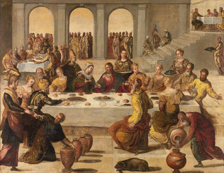 Les Noces de Cana - Jacopo Tintoretto
งานแต่งงานแห่งคานา - จาค็อป ตินโทเร็ตโต