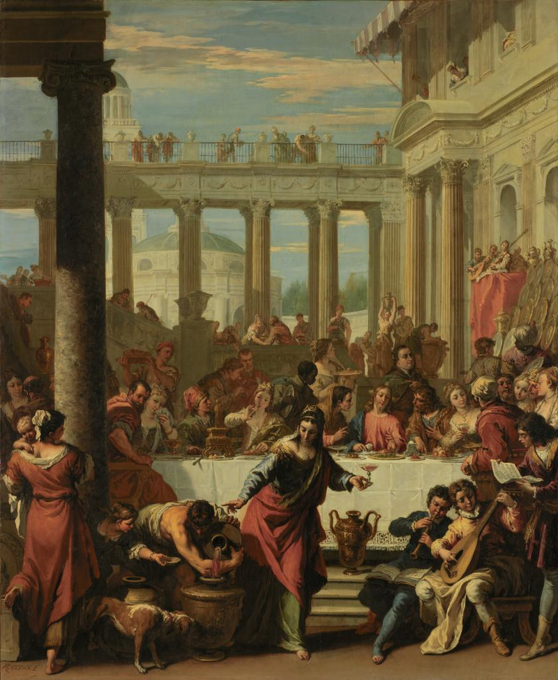 Les Noces de Cana - Sebastiano Ricci
งานแต่งงานของคานา - เซบาสเตียโน ริชชิ