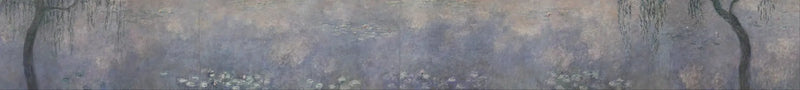 ดอกบัว : ต้นหลิวสองต้น - Claude Monet