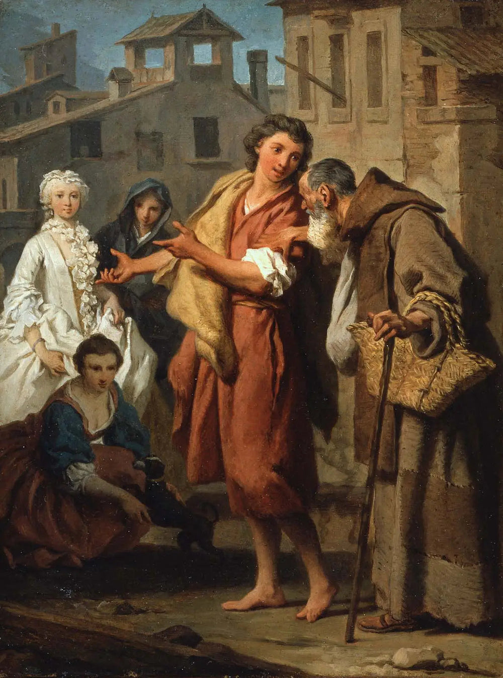 Les oies du frère Philippe - Pierre Subleyras image 1 copie peinte à la main à l’huile