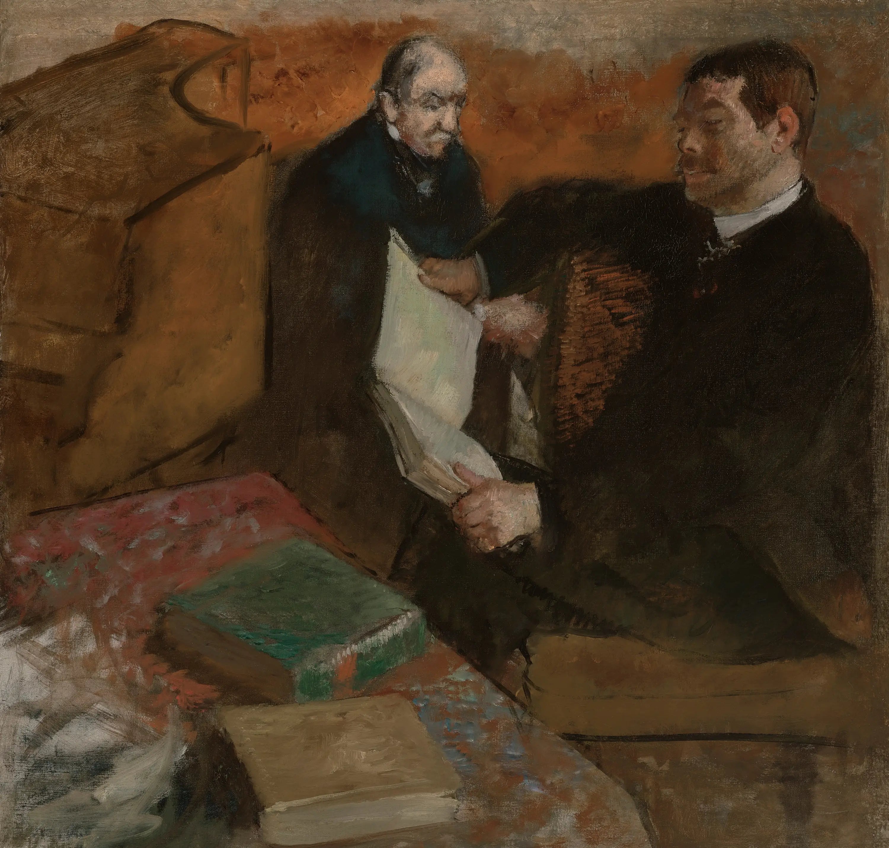 Les païens et le père de Degas - Edgar Degas image 1 copie de tableau peinte à la main