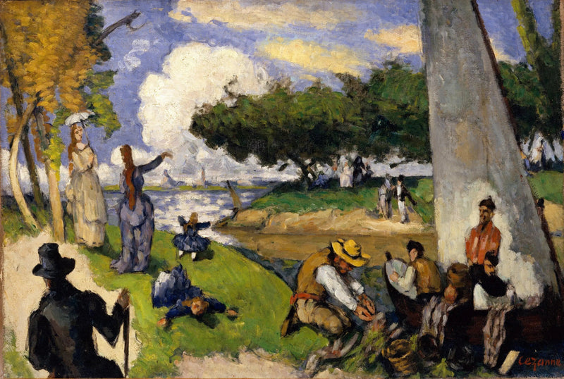 ชาวประมง – วันในเดือนกรกฎาคม - Paul Cézanne