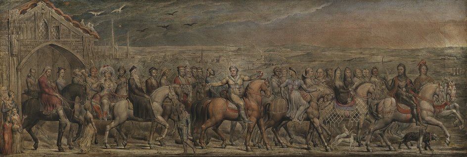 Les pèlerins de Canterbury - William Blake - Alpha Reproduction