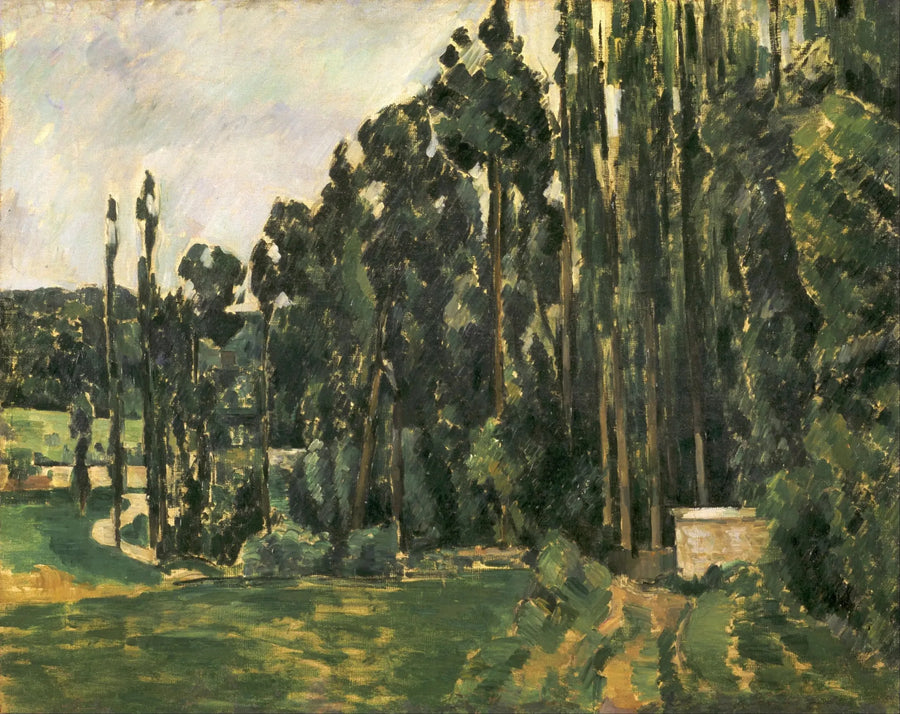 ต้นป็อปลาร์ - Paul Cézanne