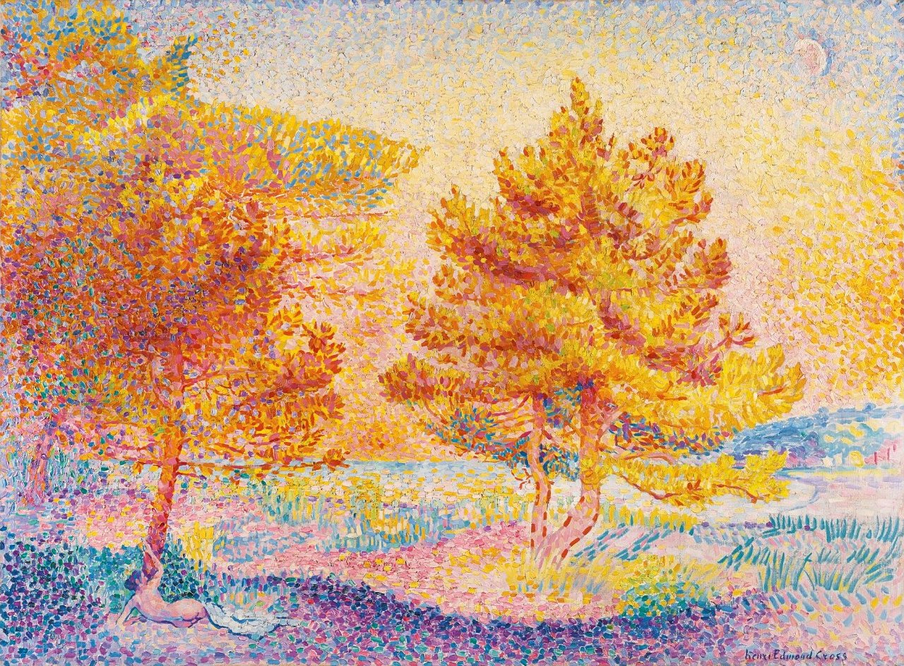 Les Pins - Henri-Edmond Cross image 1 copie de tableau peinte à la main