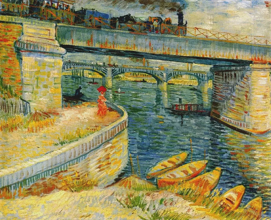 สะพานอาสนีแยร์ - Vincent van Gogh