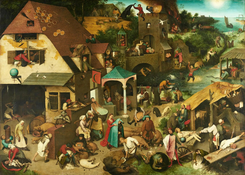 สุภาษิตดัตช์ - Pieter Brueghel the Elder