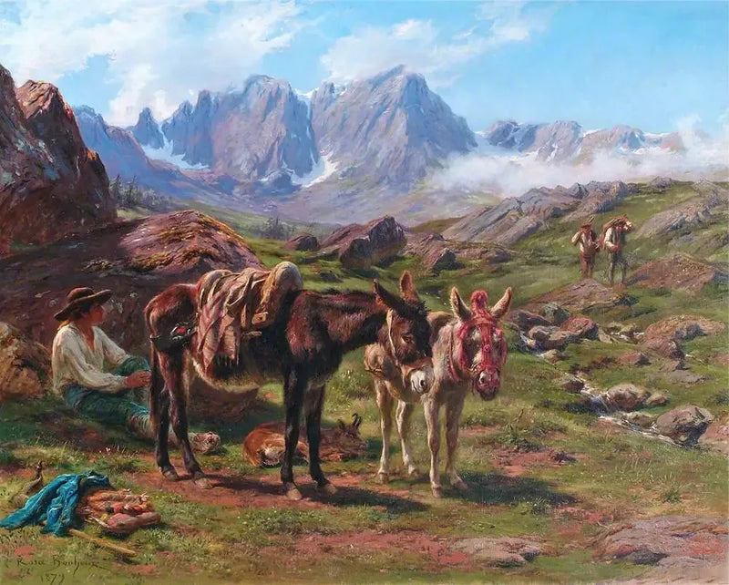 Les Pyrénées - Rosa Bonheur
เทือกเขาแอลป์ - โรซา โบเนอร์