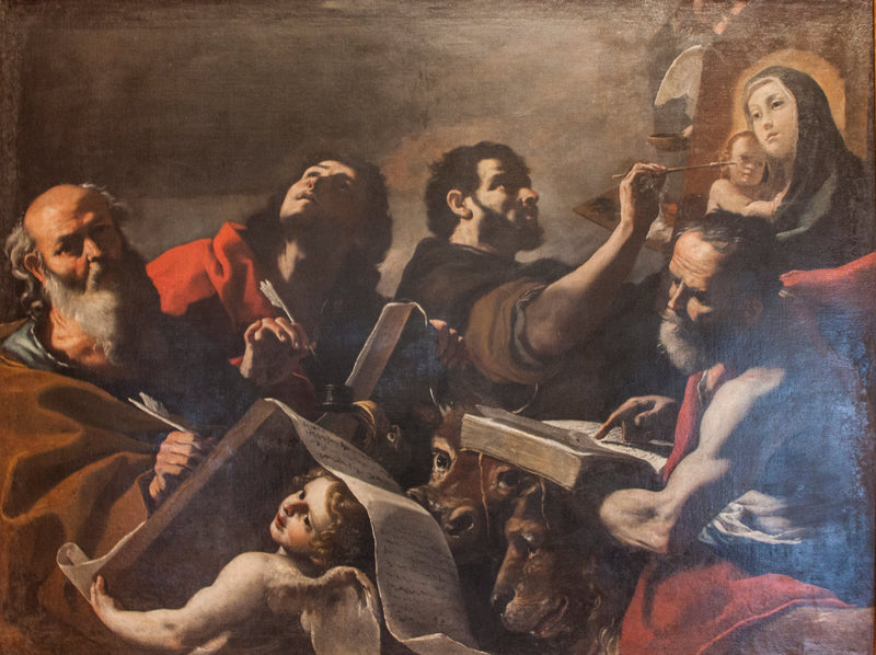 Les quatre évangélistes - Mattia Preti
นักบุญผู้เผยพระวจนะสี่คน - มัตเทีย เปรติ