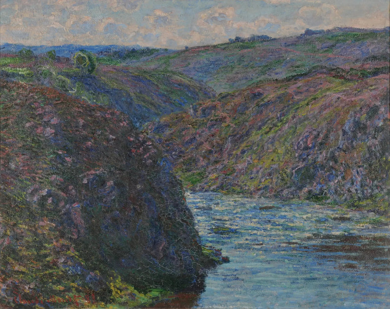 หุบเขาแห่งแม่น้ำเครูส - Claude Monet