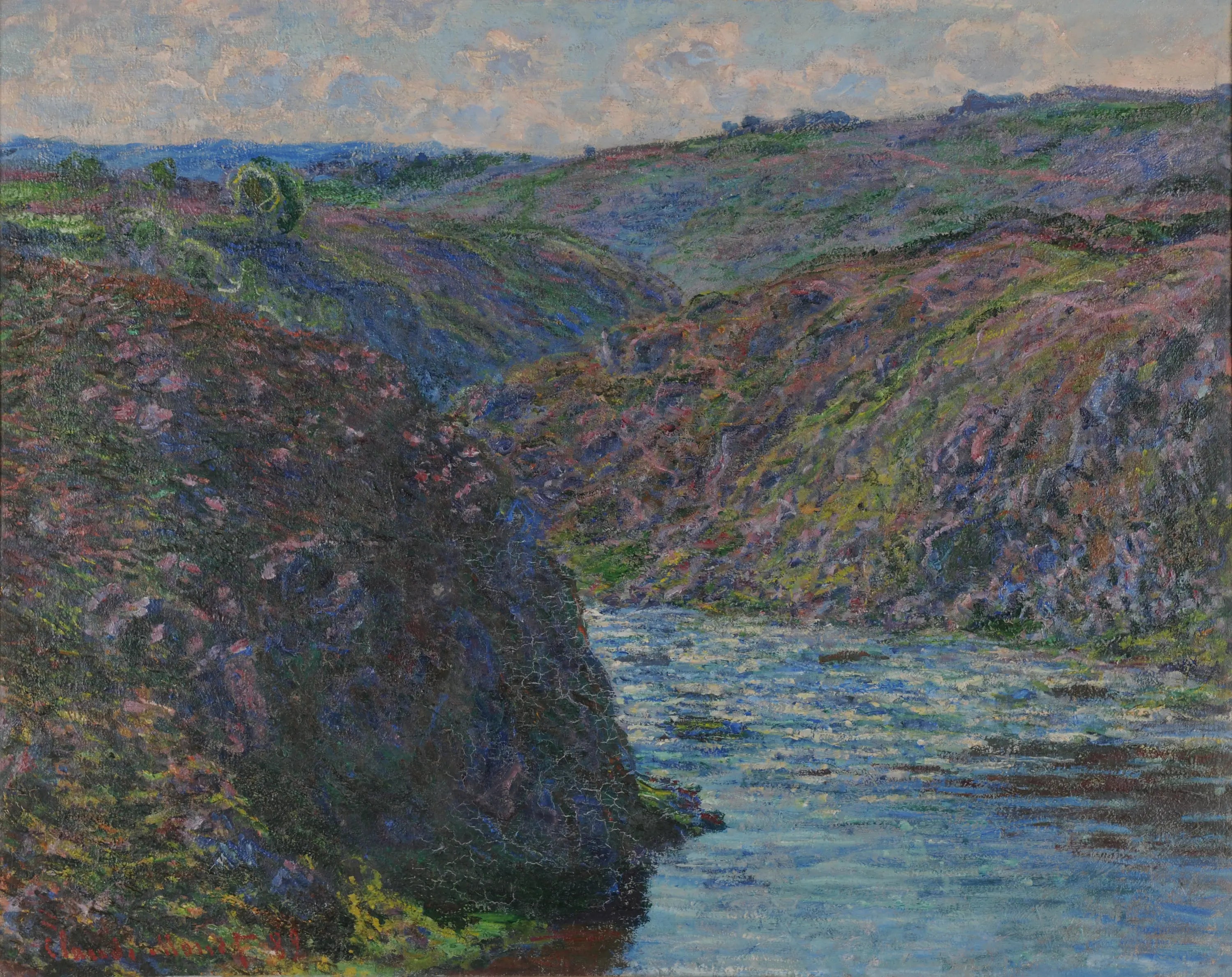Reproduction du tableau « Les Ravins de la Creuse - Claude Monet » par Alpha Reproduction en peinture à l’huile