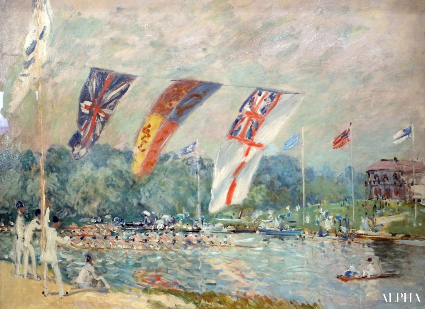 The Moseley Regattas - Alfred Sisley - High-end reproductions of paintings and artworks