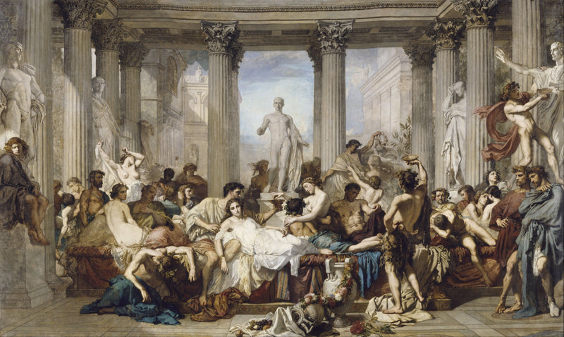 Les Romains de la décadence - Thomas Couture