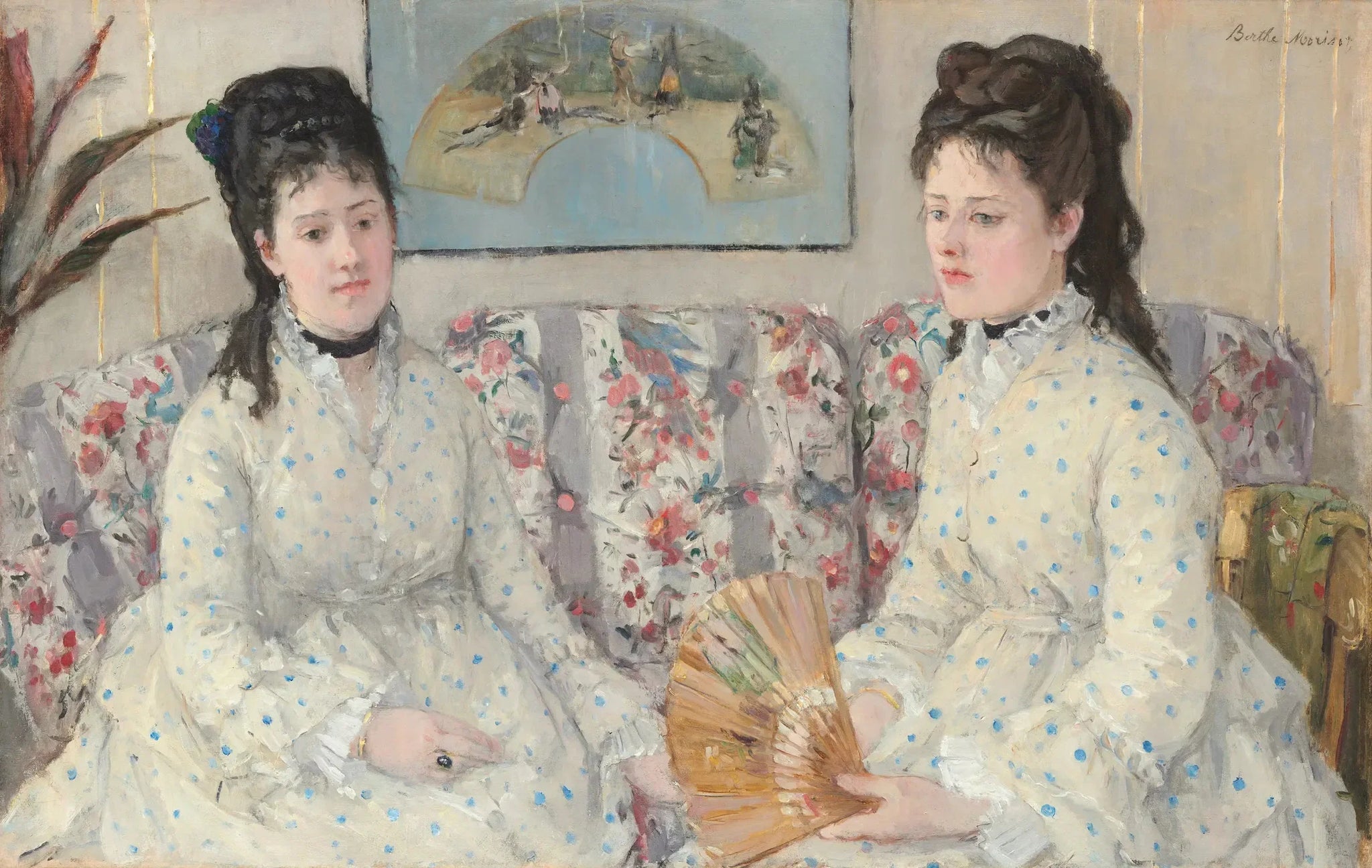 Les sœurs - Berthe Morisot image 1 copie peinte à la main à l’huile