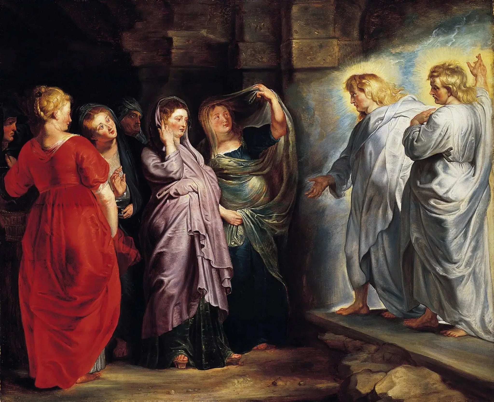 Les Saintes Femmes au Sépulcre - Peter Paul Rubens image 1 copie de tableau peinte à la main
