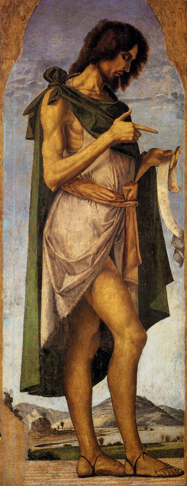 Les saints Jean-Baptiste et Matthieu - Alvise Vivarini image 1 reproduction artisanale de tableau