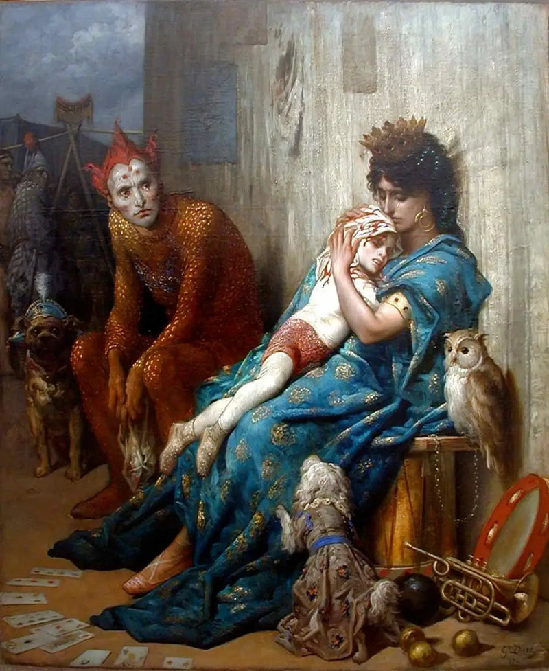Les Saltimbanques - Gustave Doré
นักแสดงละครสัตว์ - กุสตาฟ ดูร์