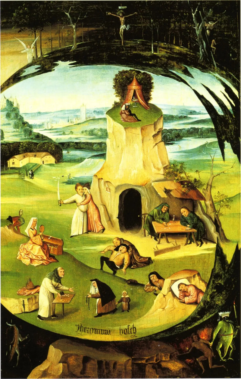 บาปทั้งเจ็ดในเปลือกโลก - Hieronymus Bosch