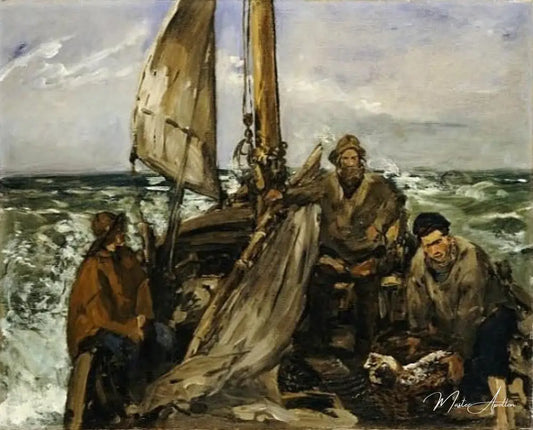 Les travailleurs de la mer - Edouard Manet - Reproductions de tableaux et peintures haut de gamme