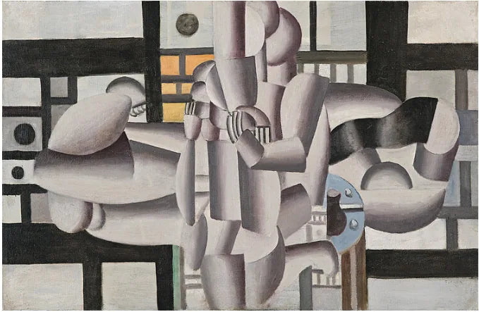Les trois femmes et la nature morte - Fernand Léger image 1 reproduction artisanale de tableau