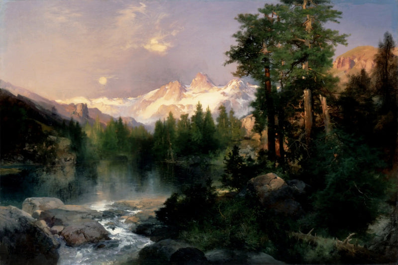 Les Trois Tétons - Thomas Moran
