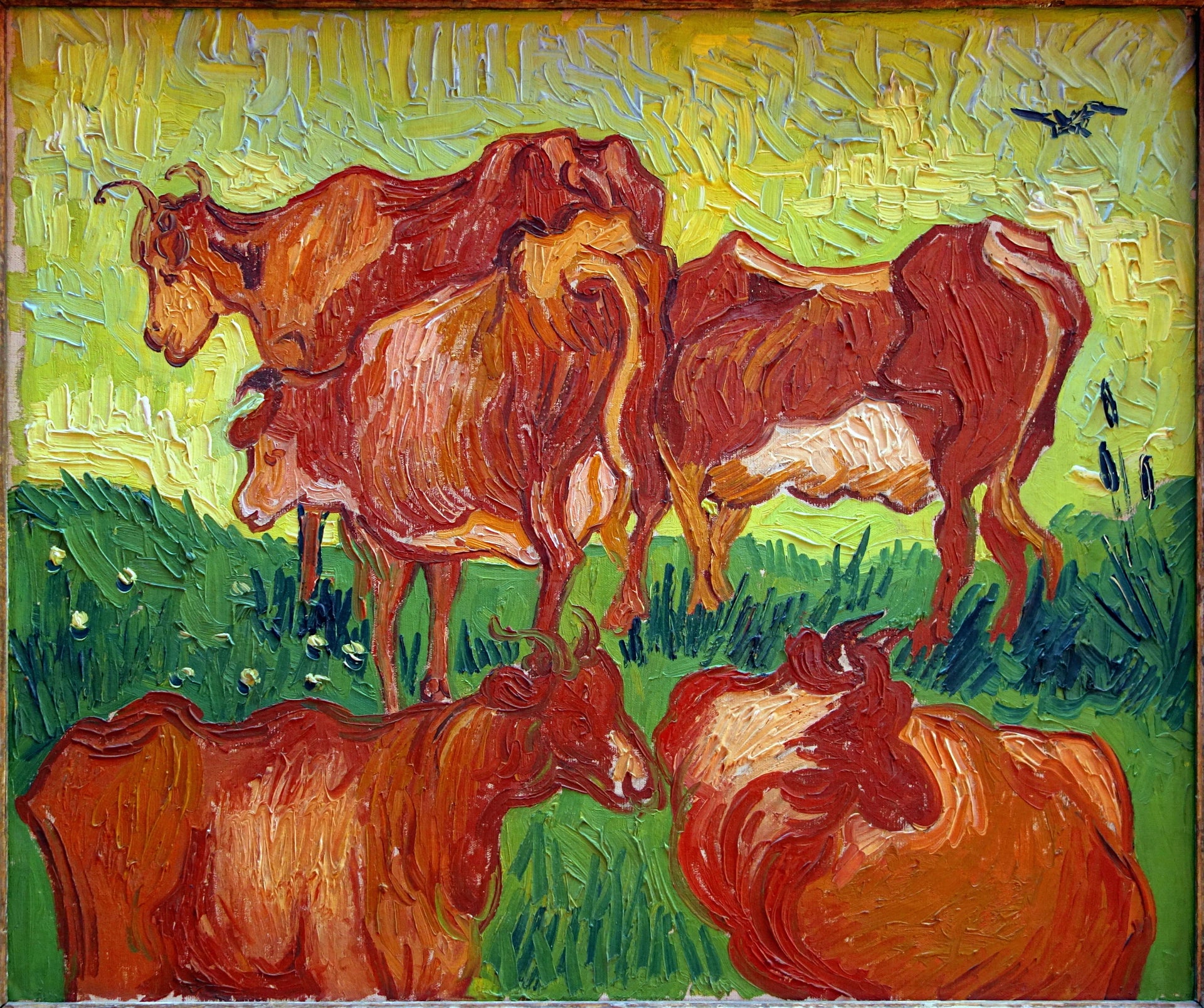 Les Vaches de Vincent van Gogh, 1890, Palais des Beaux-Arts de Lille