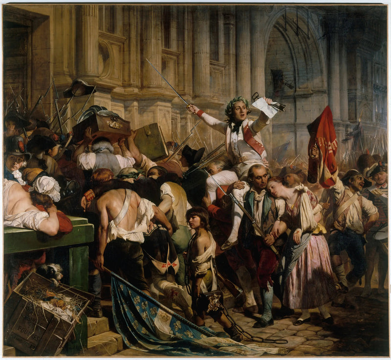 ผู้ชนะจากบาสทิลล์หน้าศาลากลางเมือง วันที่ 14 กรกฎาคม ค.ศ. 1789 - Paul Delaroche
