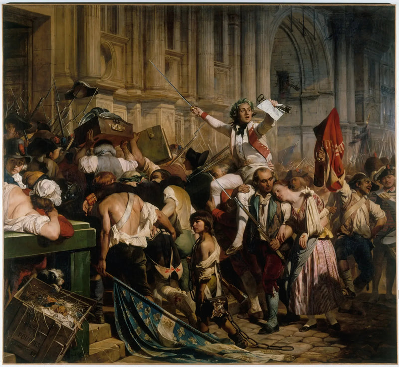 ผู้ชนะจากบาสทิลล์หน้าศาลากลางเมือง วันที่ 14 กรกฎาคม ค.ศ. 1789 - Paul Delaroche