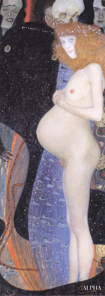 L'Espoir I ou Espoir I, Die Hoffnung- Gustav Klimt - Reproductions de tableaux et peintures haut de gamme