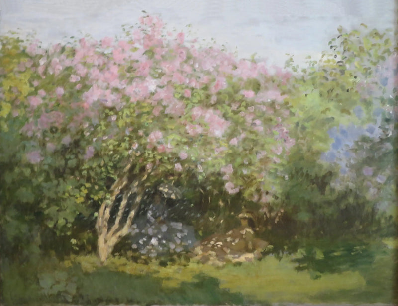 ลิลลัสในแสงแดด - Claude Monet