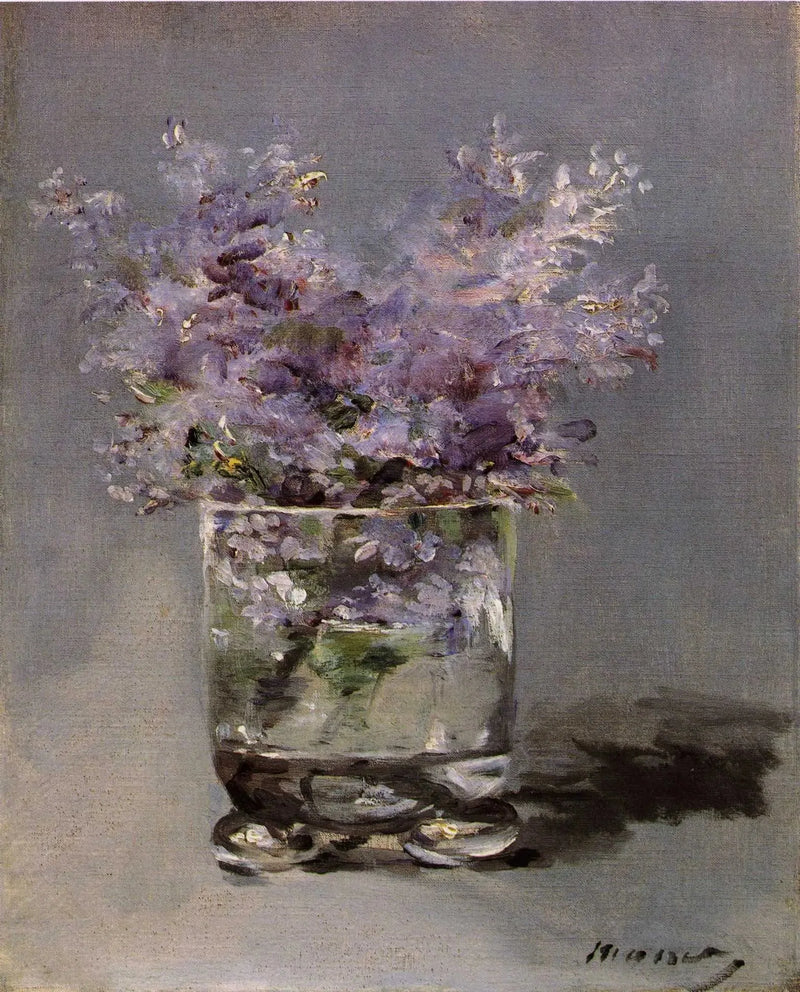 Lilas dans un verre - Édouard Manet